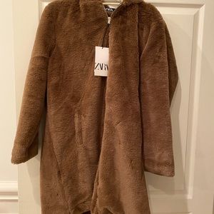 Zara fur jacket